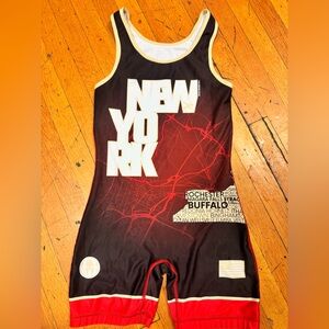 New York National Team wrestling singlet